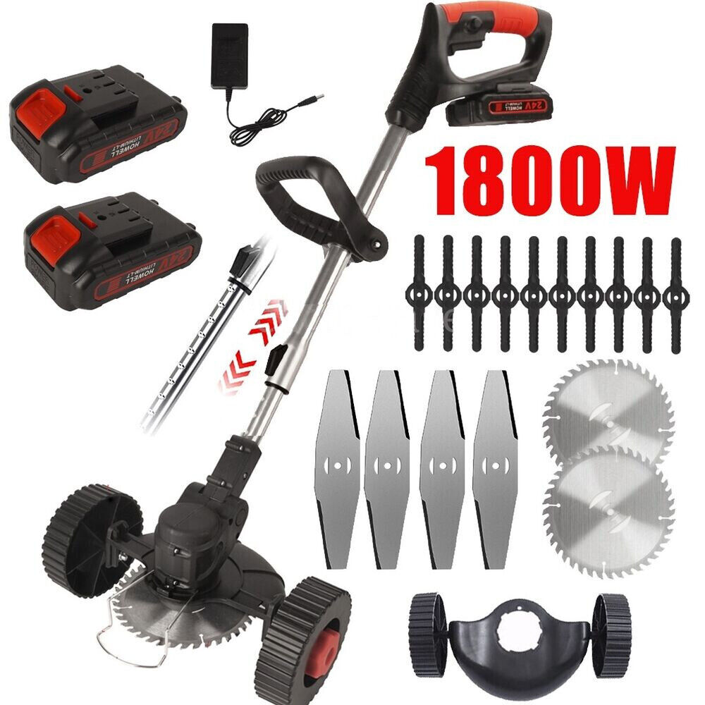 Mini-Mower Height Adjustable Cordless Weed Eater Grass Trimmer
