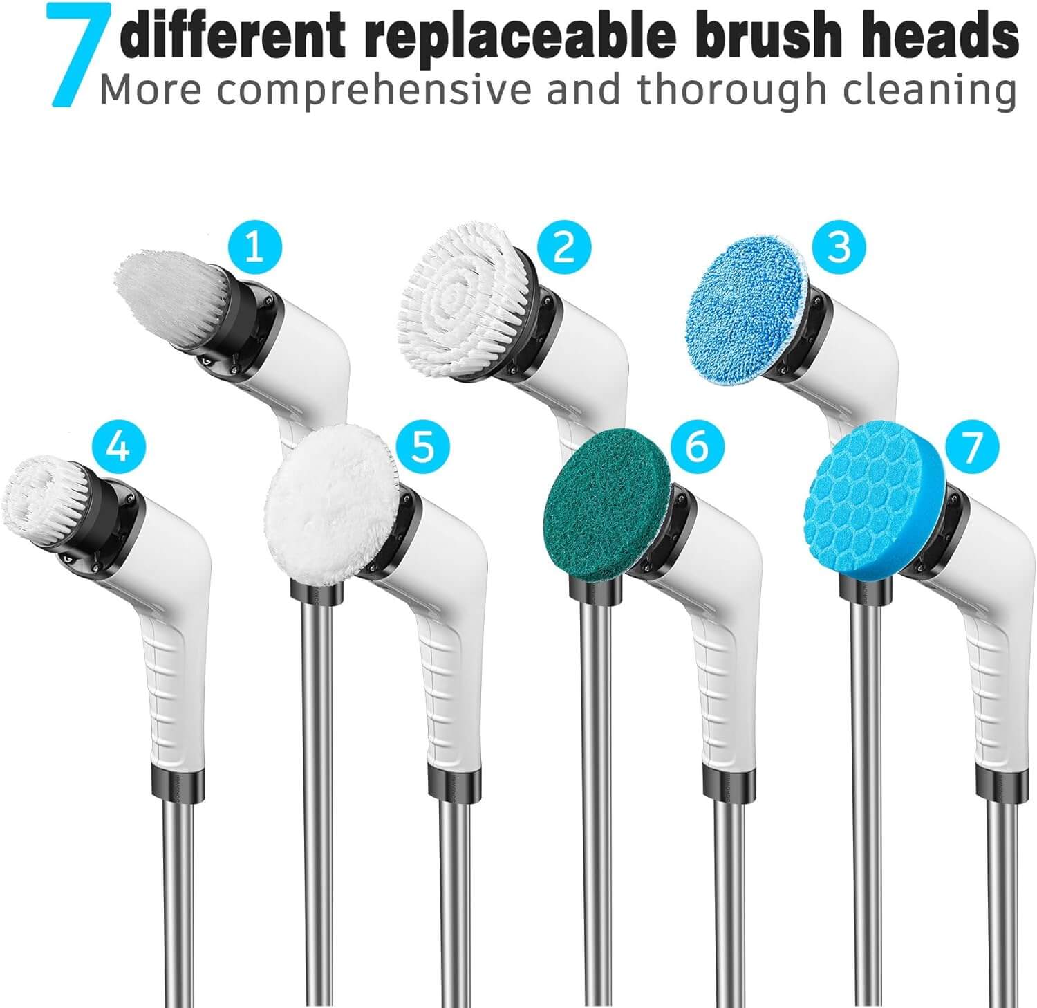 7 in 1 Electric Scrubber Cleaning – itoolmax