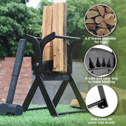 Foldable Log Splitting Tool