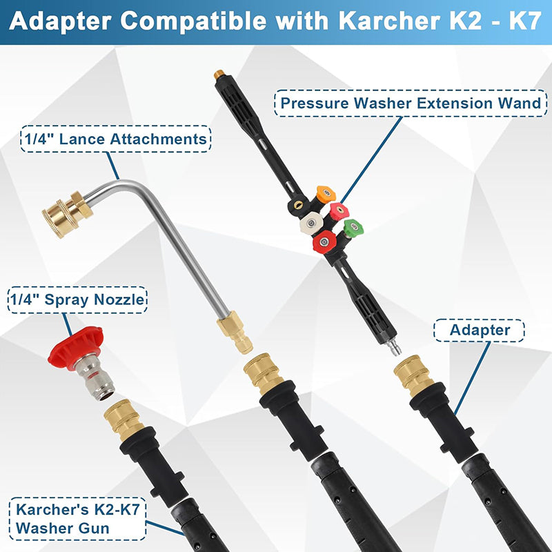 4000PSI Upgrade Pressure Washer Extension Wand