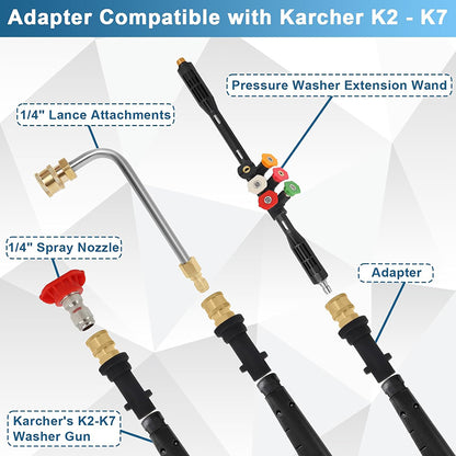 4000PSI Upgrade Pressure Washer Extension Wand