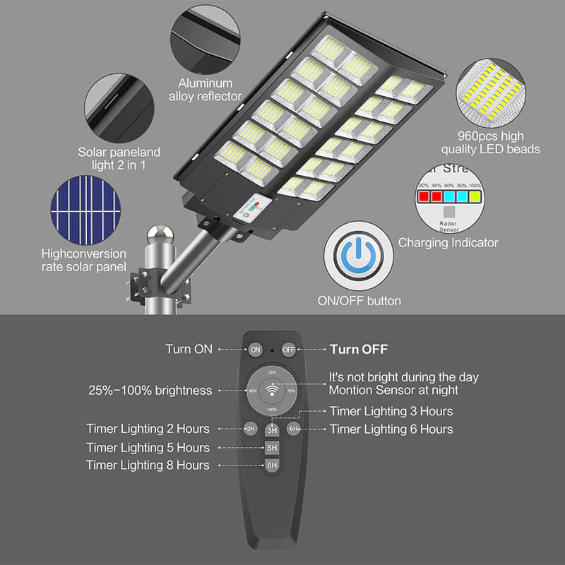 6000W Solar Street Light