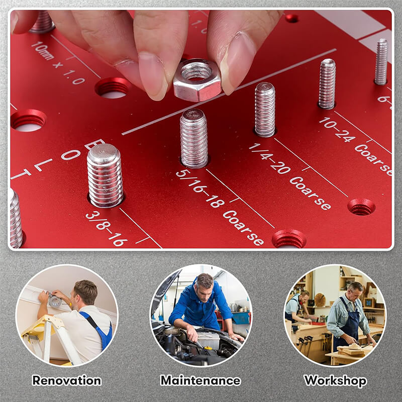 iToolMax Nut and Bolt Thread Checker