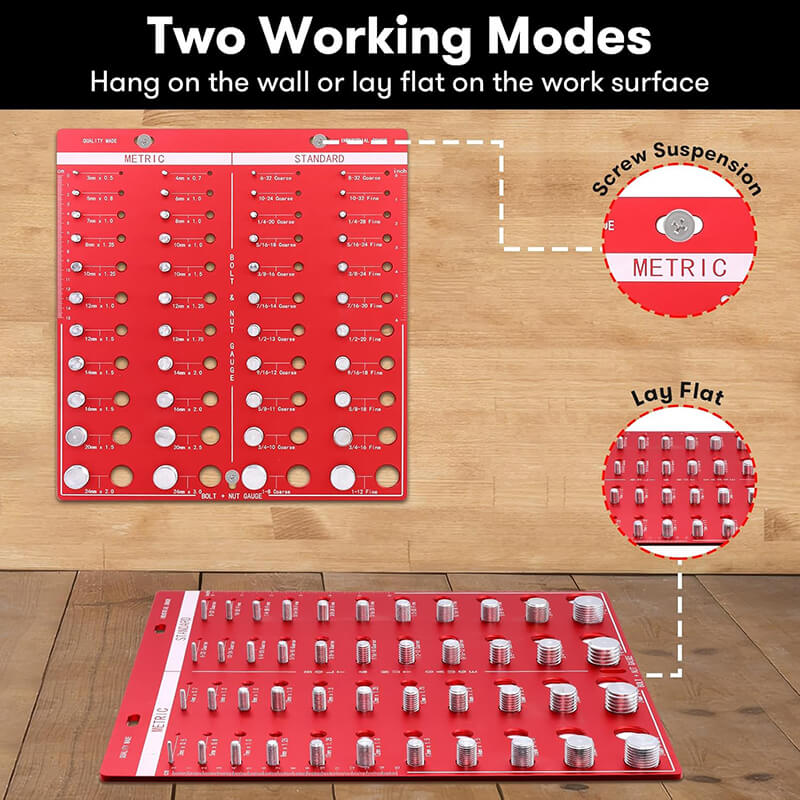 iToolMax Nut and Bolt Thread Checker