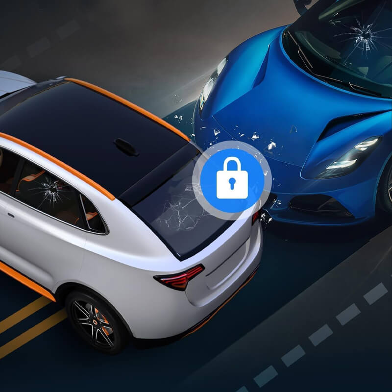 Built-in g-sensor and Wi-Fi, in case of emergency, porcelain collision or accident, APP intelligent real-time transmission and lock automatically the accident video.