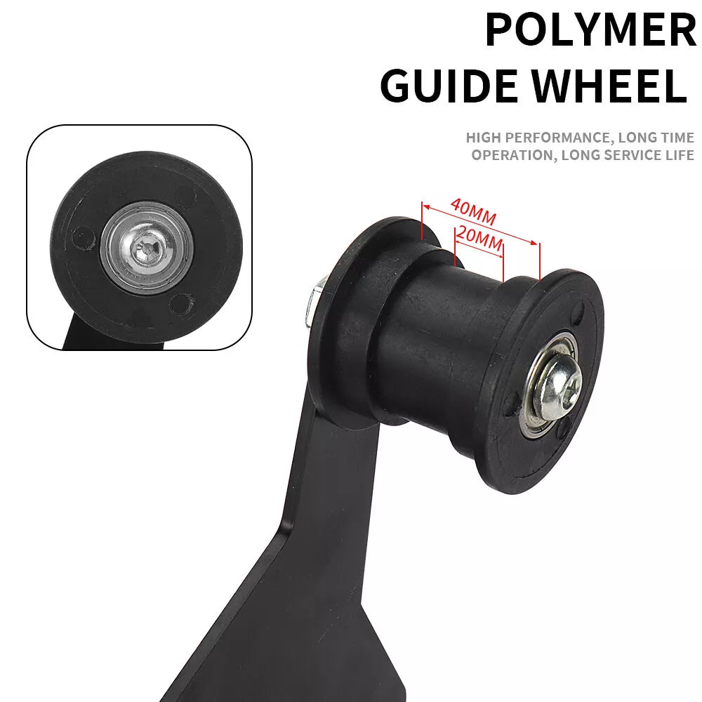 The guide wheel is made of polymer material, which reduces friction, makes it smoother to use, and has low vibration and noise during use. And provides accurate guidance for precise sanding results and is compatible with the attachment for efficient use.