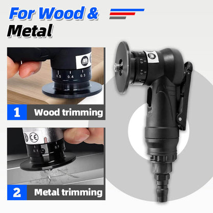 Tired of uneven edges and time-consuming manual chamfering? Achieve flawless edges effortlessly with the 2-in-1 Pneumatic Chamfering Tool! Designed for precision and efficiency, this compact yet powerful tool features both R and C angle blades—perfect for 0-2mm 45° chamfers and 1.5mm round edges. Whether you're working with metal, wood, or plastic, it delivers smooth, professional results in seconds. 