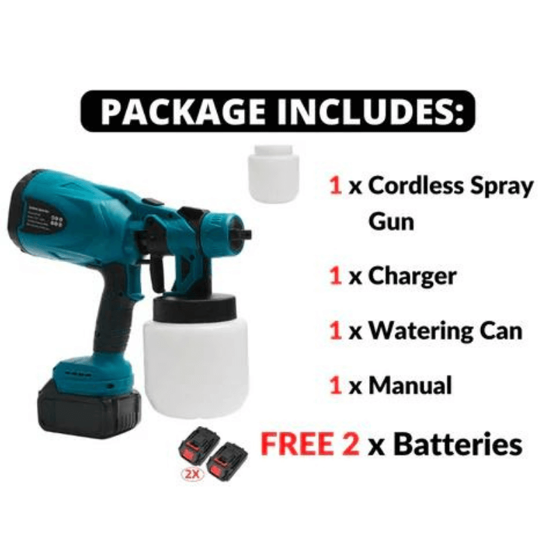 This paint sprayer is a versatile tool that can handle various projects perfectly with its adjustable flow control knob. Whether you're working with wood products, steel and iron projects, or tackling interior and exterior walls, this sprayer will get the job done efficiently and effectively.