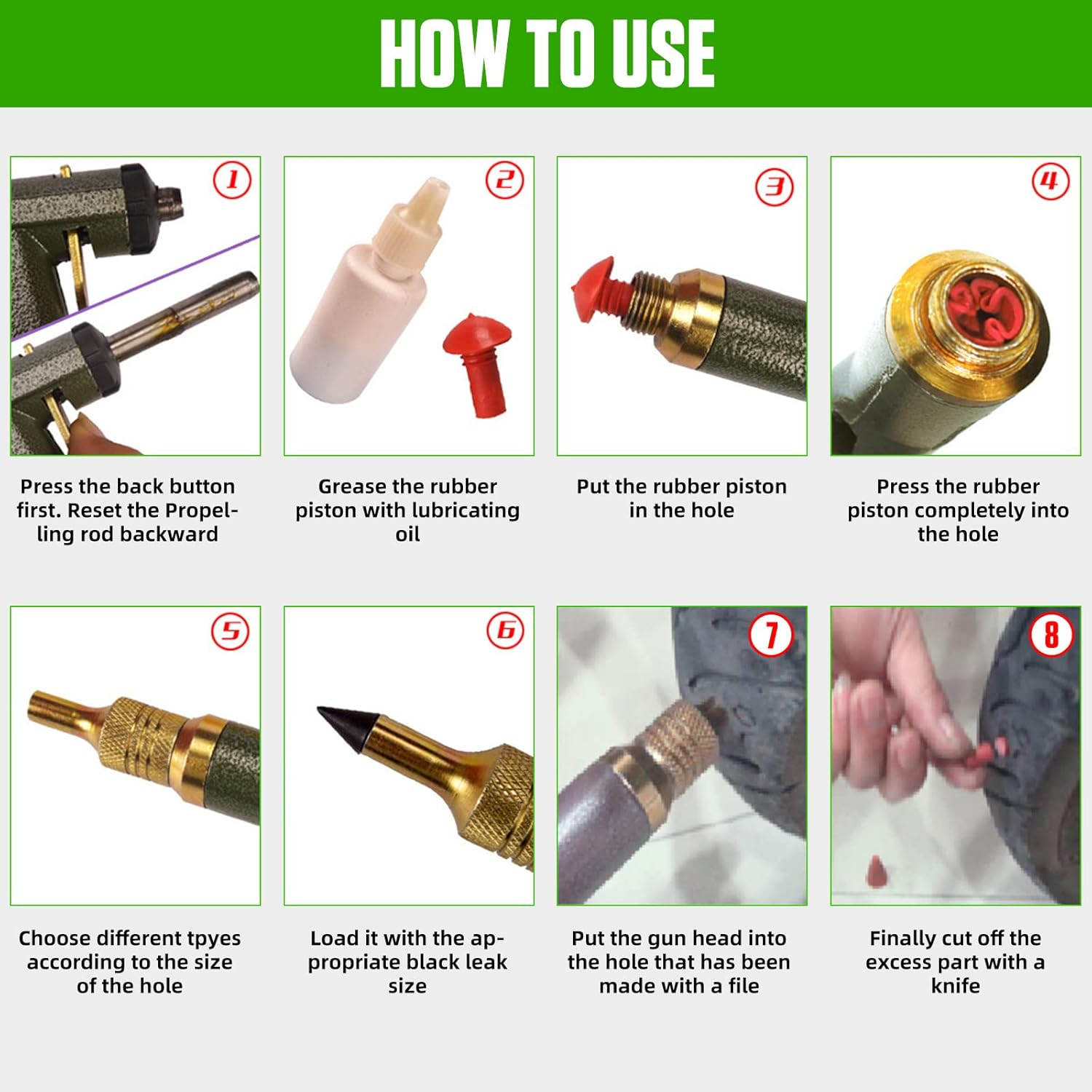 By following these uncomplicated steps, users can efficiently repair tubeless tires using a repair kit, making it an ultimate solution for handling punctures on tire repairing.