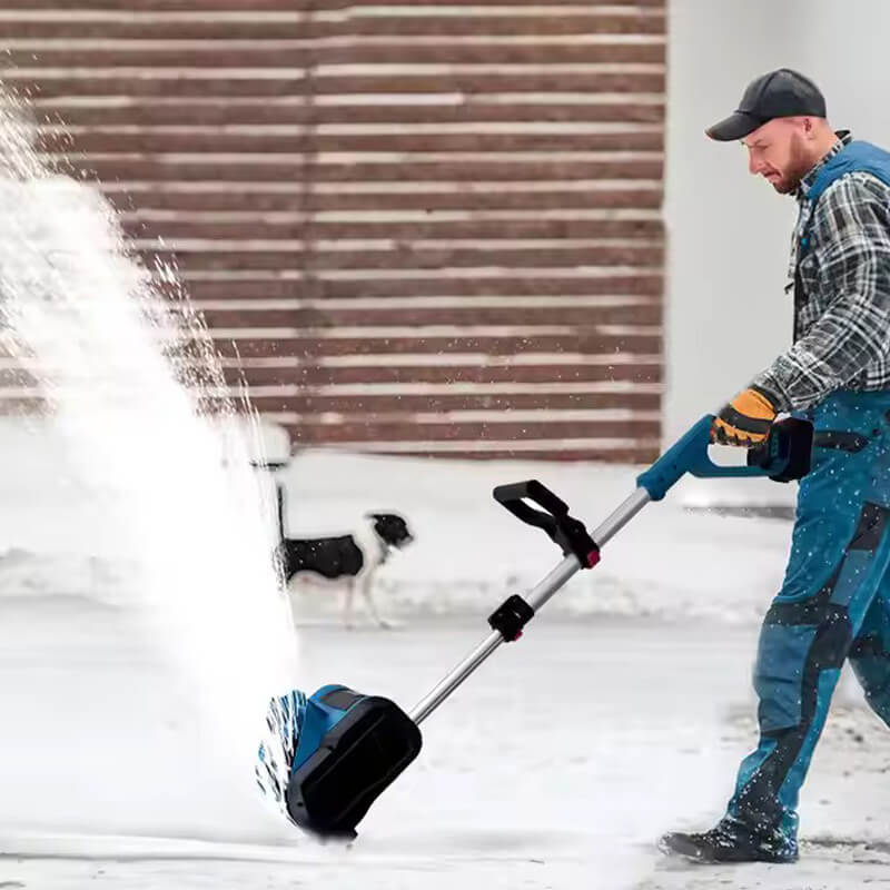 iToolMax 12 inches Cordless Snow Shovel with 2 Batteries