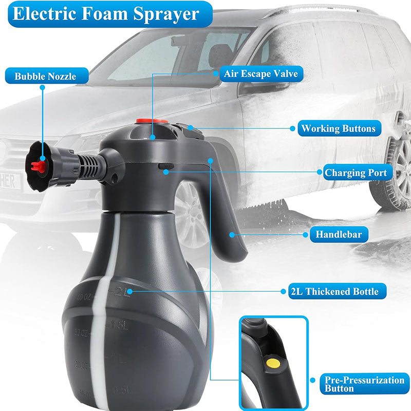 iToolmax 2L 12000RPM Electric Foam Sprayer